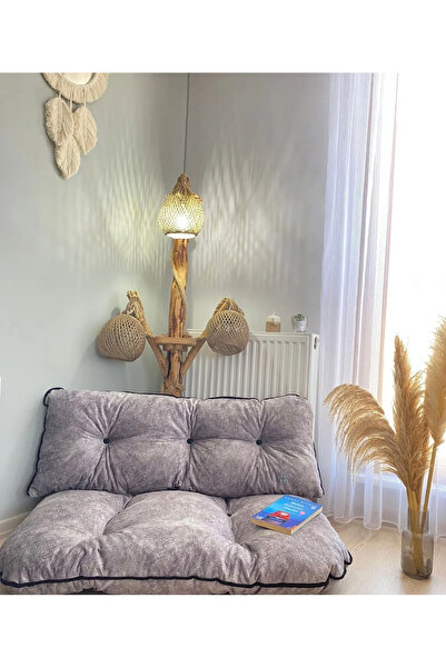 Rual Kalorifer Önü Palet Üstü Yer Minderi Balkon Minderi 2 'li Premium Takım ...