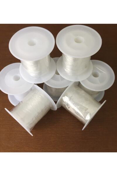 yağmur gökçe Διαφανής καρούλινη πετονιά 0,8 mm ελαστική - 20 μέτρα