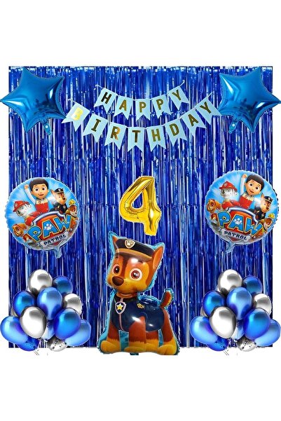 Parti Station Paw Patrol Balon Seti Paw Petrol 4 Yaş Balon Seti Paw Patrol Do...