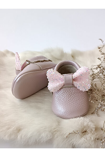 Hodore Sofia Lilac Genuine Leather Baby Loafers