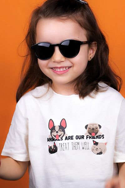 By Donetto New-Unisex (3-9 Years) Polarized Dark Green Children's Sunglasses
