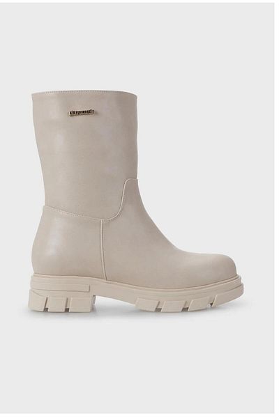 Pierre Cardin Cizme de damă cu fermoar crem