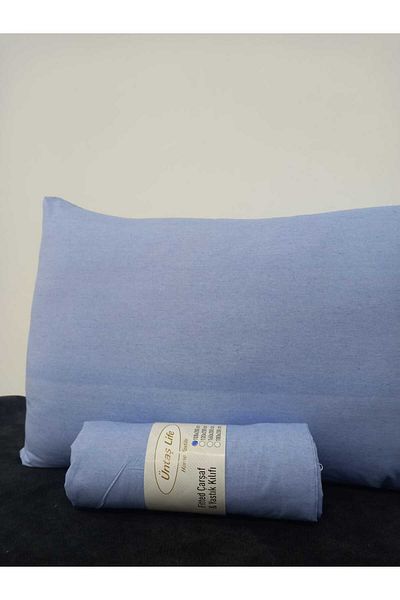 üntaş UNITAS SERENAT SINGLE PERSON 100X200 ELASTIC SOLID COLOR BEDSheet AND 1 PIECE PILLOW CASE