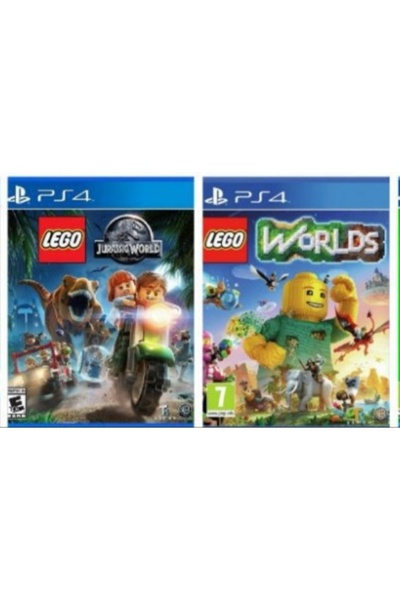 Warner Bros Lego Jurassic World + Lego Worlds Ps4 Oyun