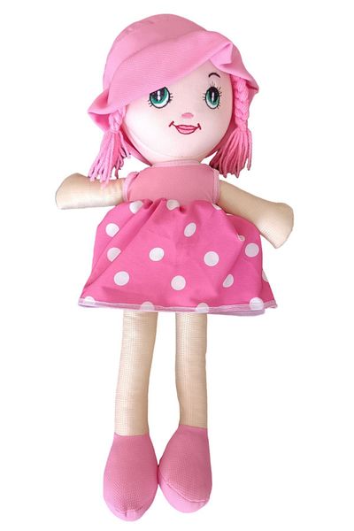 Nostalji Kutusu Sleeping Companion Pink Haired Doll Gift Girl Toy 50 Cm