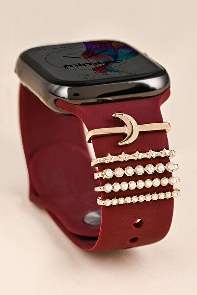 mimtec سحر متوافق مع Apple Watch Huawei Watch Fit 2 متوافق مع سحر ملحق زخرفة الحبل