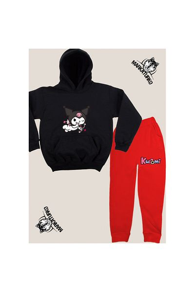 MarkaTurko Asi&cute Printed Unisex Special Design Βαμβακερή Παιδική Φόρμα 5050-28k