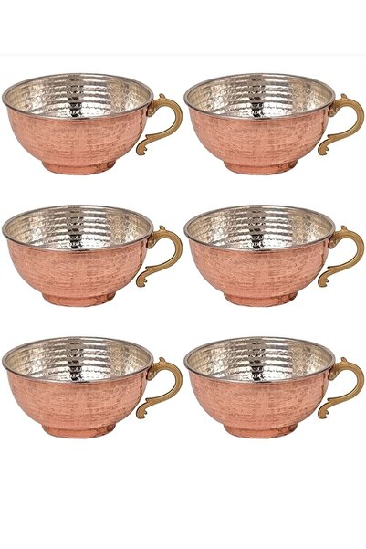 ymn bakırcılık Ymn Bakır Ayran Tası 6 Adet