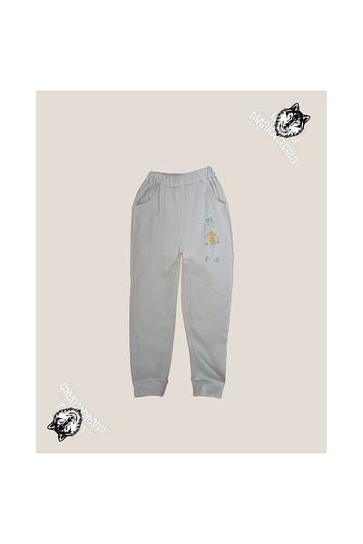 MarkaTurko SQUİDWARD εμπριμέ unisex Προσαρμοσμένο σχέδιο Βαμβακερή γκρι παιδική φόρμα 606-16G