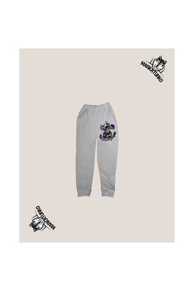 MarkaTurko Μεσαίωνας εμπριμέ Unisex Special Design Βαμβακερή γκρι παιδική φόρμα 706-181g