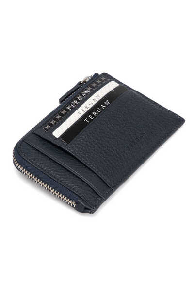 Tergan Синій шкіряний унісекс-гаманець для кредитних карток - S1KK00000265-A38