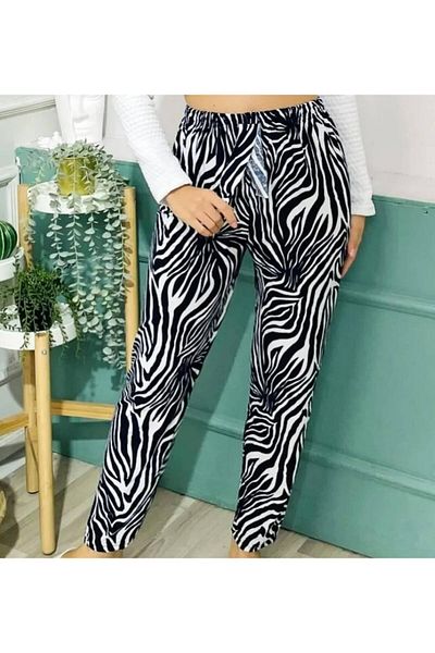 birsen içgiyim Super Battal Pocketed Suede Winter Pajama Bottoms