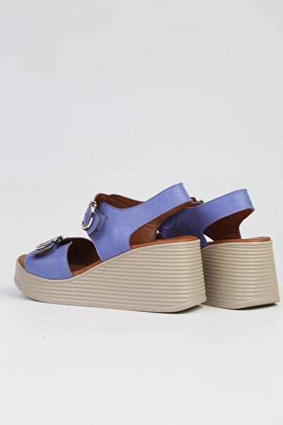 Pierre Cardin ®| PC-7213- Purple-Women's Wedge Heel Shoes