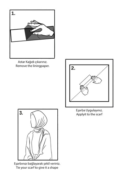 Fsg Takı Σχήμα κασκόλ 24-2 cm (για κλασικά δεσμάτια)