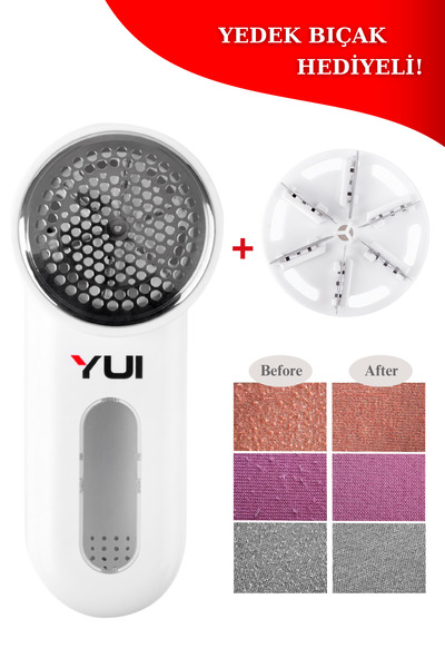 Yui CX1 Şarjlı (Type C) Tüy Ve Tiftik toplama temizleme makinesi+ 1 Adet yedek Bıçak Hediyeli