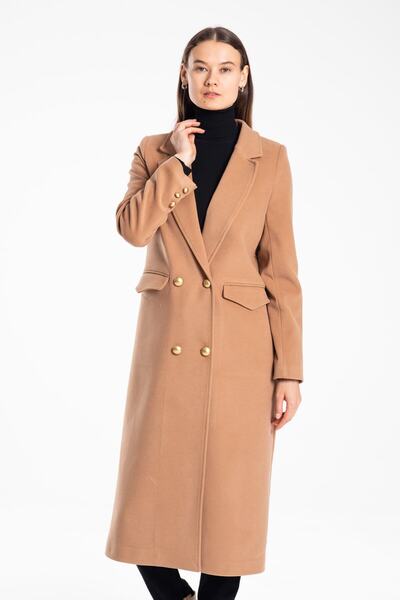 Pitti Women's Camel Coat 70553