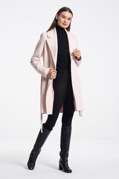 Pitti Women's Stone (Pink) Coat 70477