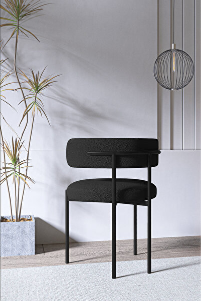 AVVİO Retro Teddy Sandalye Bohem Lake Mdf Ayak 80x160 Yemek Masası Mutfak Masası Masa Sandalye Takımı