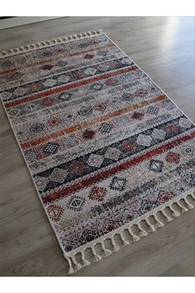 Just Arte Dekoratif Kaymaz Taban Kilim Makinada Yıkanabilir Multi Mutfak Halı...