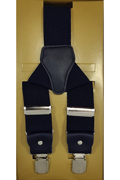 Lê Voux Premium Λουράκι παντελονιού σε μπλε ναυτικό χρώμα Λαστιχένιο λουράκι