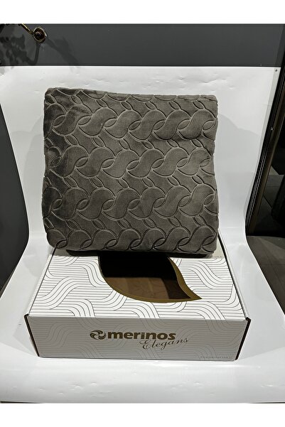 Merinos MERİNOS ELEGANCE ÇİFT KİŞİLİK BATTANİYE ANTRASİT