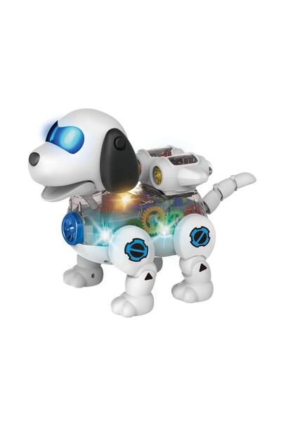 OyuncakZade Müzikli ve Işıklı Oyuncak Robot Köpek Kuyruğu hareket ettirebilir...