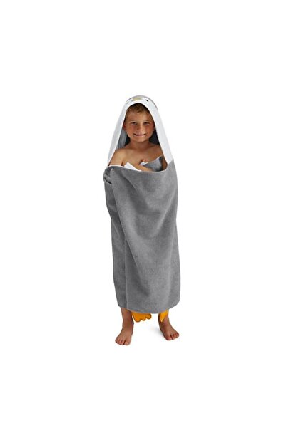 Havlu Denizi Ev Tekstil Ürünleri Penguen Figürlü Havlu Panço