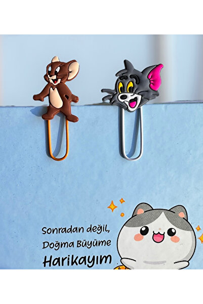 Buki'nin Atölyesi إشارة مرجعية ثلاثية الأبعاد / مشبك ورق K031 مجموعة من 2