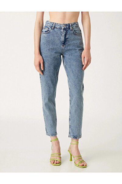 DRC trend Jamess Blue Mom Jean Women's Boyfriend High Waist Lycra Jeans