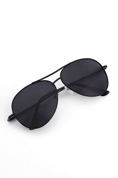 Angel Eyes Aek9010c1b4430 Black Glass Black Drop Frame Unisex Sunglasses