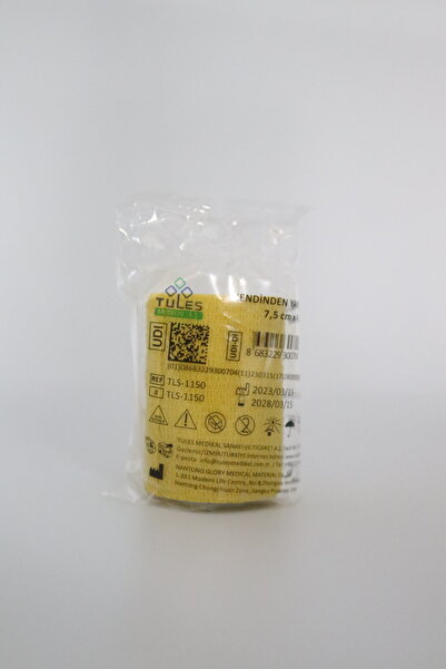 Tules Medikal 10 Adet X Kendinden Yapışkanlı Bandaj 7,5 Cm*4,5m - Sarı