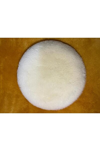 YNR 135mm Beyaz Tüy Kuzu Postu Pasta Cila Ve Parlatma Keçesi