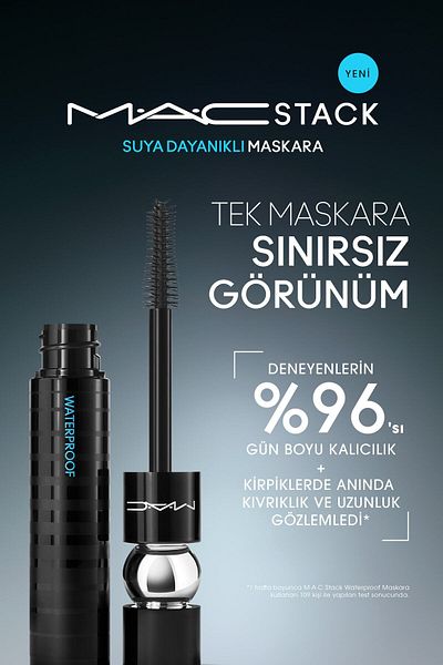 M.A.C M·A·Cstack Waterproof Waterproof Mascara - Black Stack - 12ml