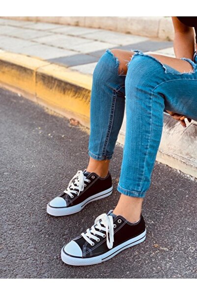 Lideral Unisex Short Black Sneaker Convers Shoes Daily Walking Sports Shoes