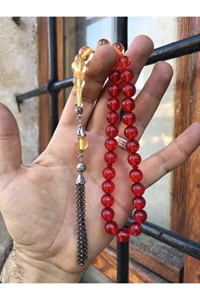 Sultan Telkari Renk Geçişli Model Küre Kesim Toz Kehribar Tesbih