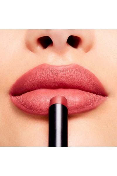 M.A.C Powder Kiss Velvet Blur Slim Stick - Lasting up to 12 Hours Matte Finish Lipstick Peppery Pink 2 g