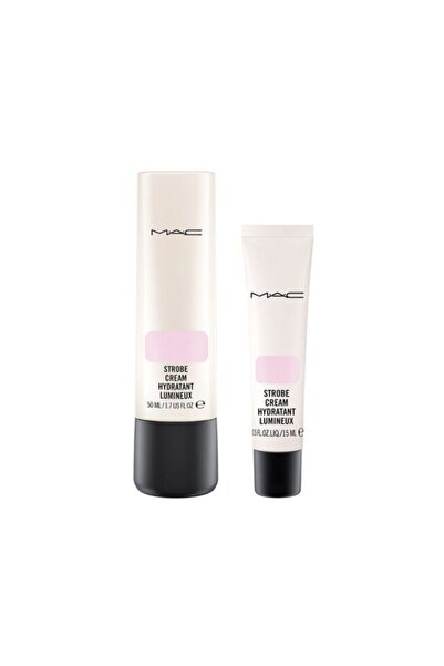 M.A.C Strobe Cream Pinklight Aydınlatıcı Krem Highlighter & Makyaj Bazı Seyahat Boy 15 ml
