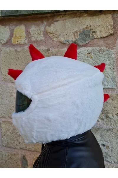 Crystal Palace Peluş Kask Kılıfları Kask Kilifi Kask Süsü Kask Aksesuarları K...