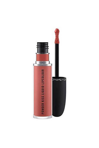 M.A.C Powder Kiss Non-Weighting Powdered Matte Finish Lipstick - Mull It over 5 ml