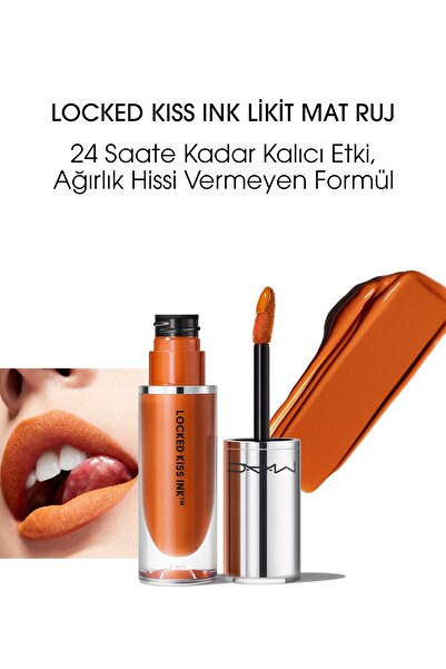 M.A.C Locked Kiss Ink 24hr Likit Mat Ruj  Yes   4 ml - 773602646364