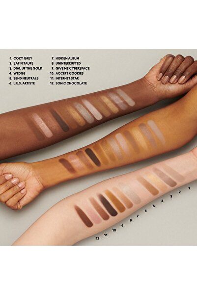 M.A.C Connect In Colour 12'li Far Paleti - Unfiltered Nudes 12.2 G