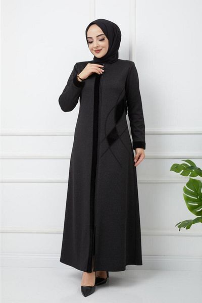 SARİAL GİYİM Full Size Hijab Winter Ferace