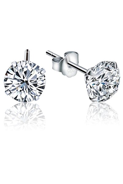 Jewelry For Light 3mm Beyaz Yuvarlak Kesim (round-brilliant Cut) Tektaş Zirko...