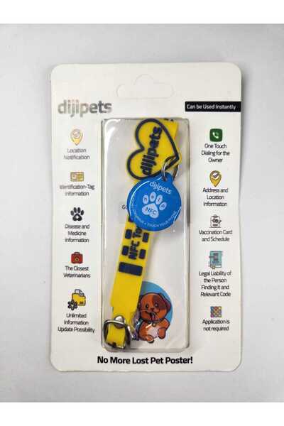 Dijipets Akıllı Kedi Tasması - NFC ve QR Kod Destekli - Dijital Pet Kimlik Kartı