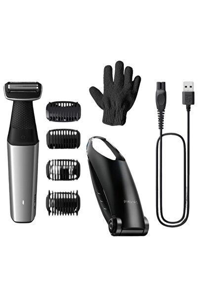 Philips Vücut Bakım Duşa Uygun & Hassas Bölge ve Vücut Tıraş Makinesi - Yeni Seri