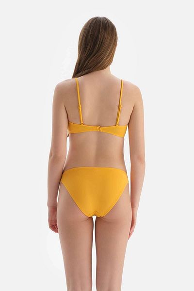 Dagi Gelbe Bikinihose mit niedriger Taille