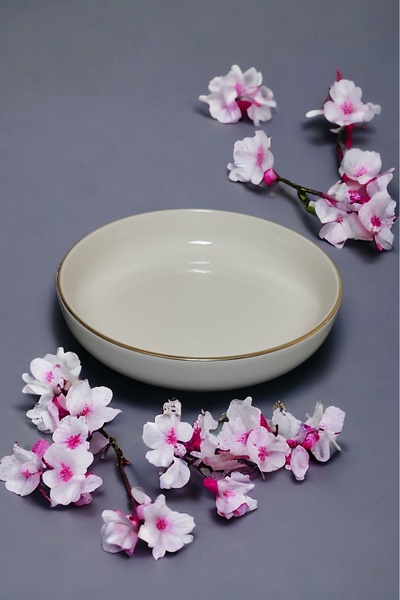 Intiale Versay Porselen Kase 19cm Altın Yaldız