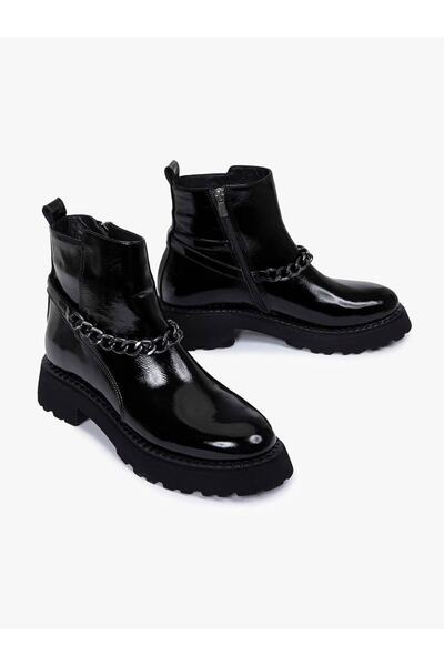 Favgi Minetta Siyah Rugan Kadın Bot