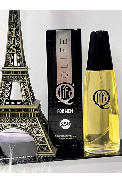 Qlife No: 258 Terre D'hermes Hermes Odunsu-Baharat Kokulu Erkek Parfüm 50 ml EDT