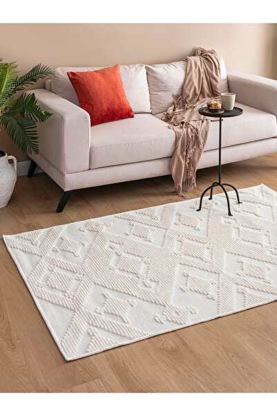 MACRO HOME Cotton S-1 Yumuşak Peluş Post Shaggy Çocuk Odası Oturma Odası Salo...